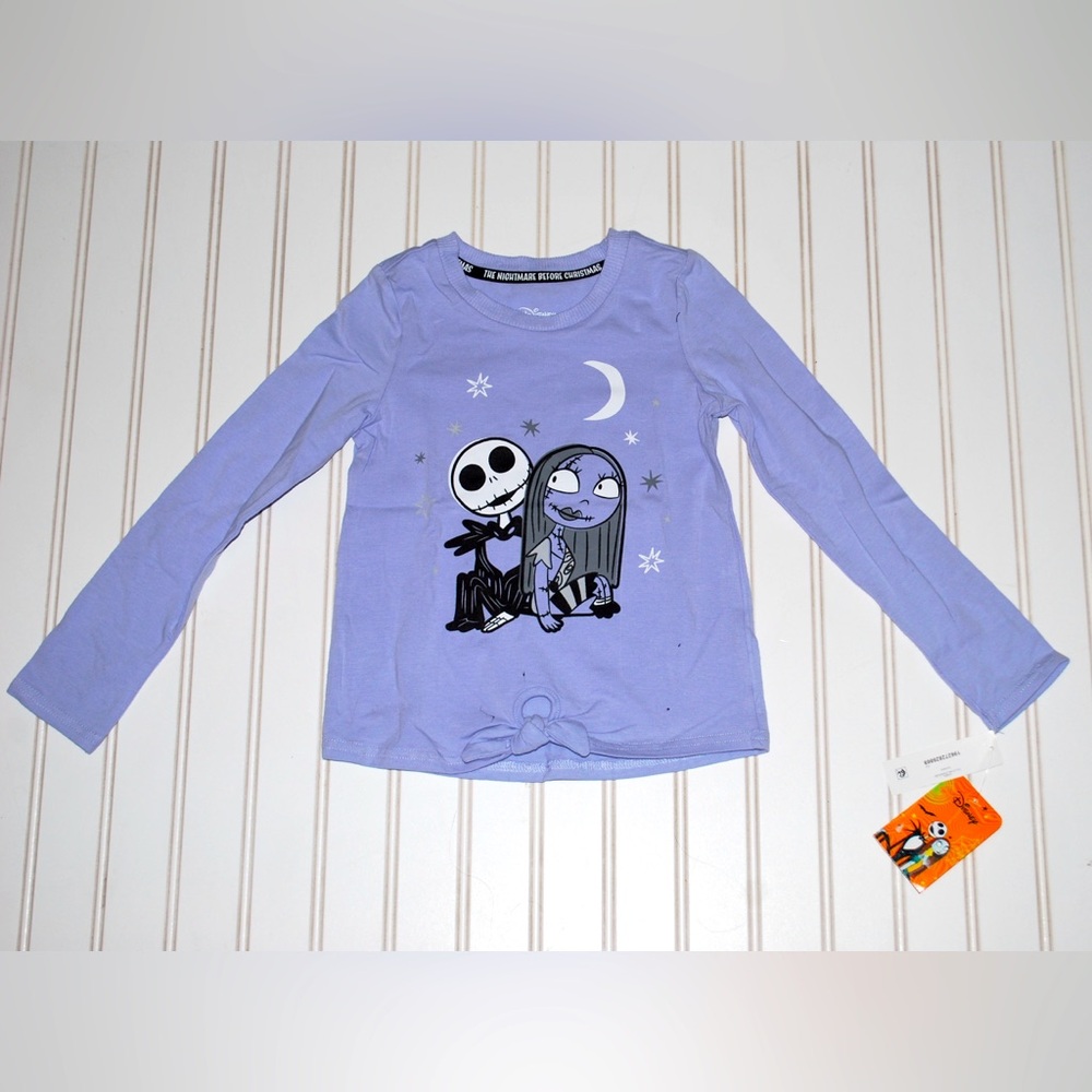 Disney Nightmare Before Christmas Lavender Long Sleeve Tee